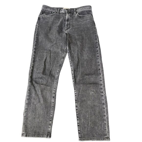 Baldwin Jeans Womens 28 Black Therese High Rise Classic Straight Leg Onyx Wash - Picture 1 of 11